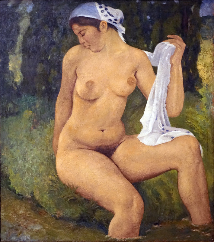 Maillol, Dina au foulard, 1941, peinture