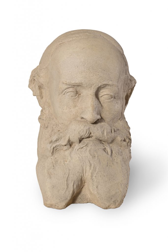 Manolo Hugué, « Portrait d'Aristide Maillol », 1925. Terre cuite, 32 x 21 x 25 cm